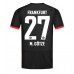 Maillot de foot Eintracht Frankfurt Mario Gotze #27 Extérieur vêtements 2024-25 Manches Courtes